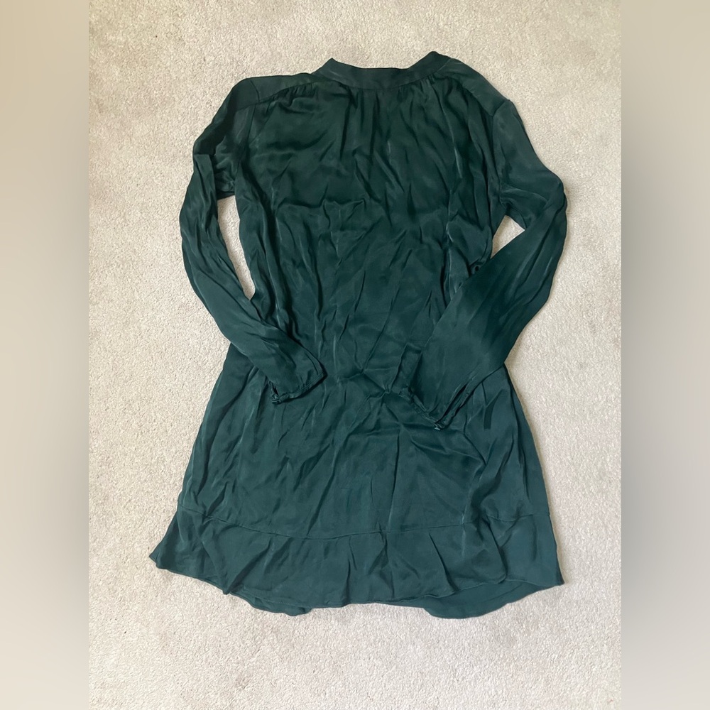 NWOT Aritzia Little Moon+ Honeysuckle Long Sleeve Dress, Green, Small - Picture 5 of 7